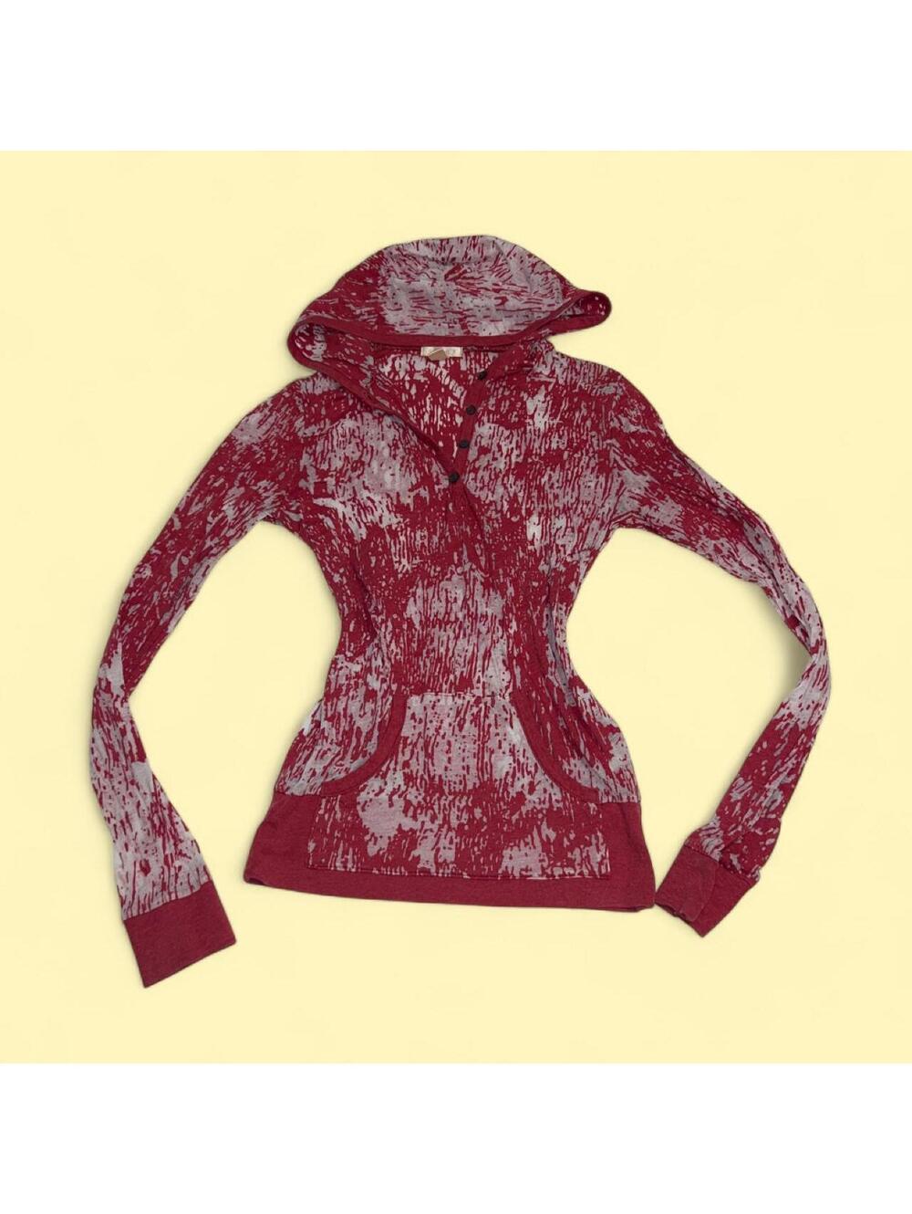 Lux Women's Red and Pink Shirt